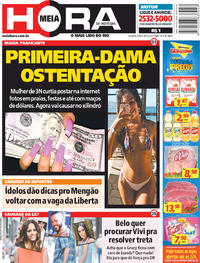 Capa do jornal Meia Hora 08/05/2019