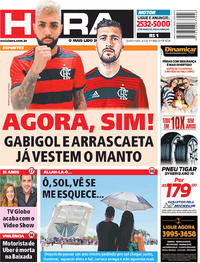 Capa do jornal Meia Hora 09/01/2019