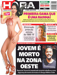 Capa do jornal Meia Hora 13/01/2019