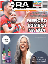 Capa do jornal Meia Hora 21/01/2019
