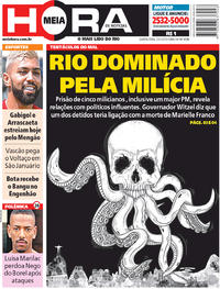 Capa do jornal Meia Hora 23/01/2019