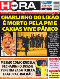 Capa do jornal Meia Hora 27/03/2019