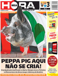 Capa do jornal Meia Hora 01/09/2019