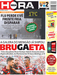 Capa do jornal Meia Hora 03/09/2019