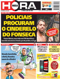 Capa do jornal Meia Hora 05/09/2019