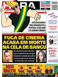 Capa do jornal Meia Hora 07/08/2019