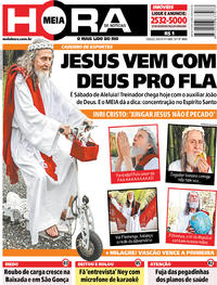 Capa do jornal Meia Hora 08/06/2019