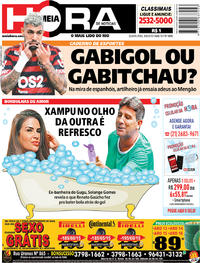 Capa do jornal Meia Hora 08/08/2019