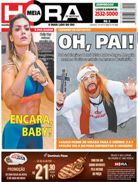 Capa do jornal Meia Hora 14/07/2019