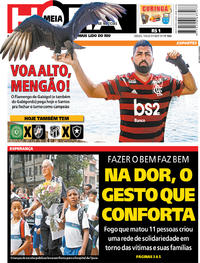 Capa do jornal Meia Hora 14/09/2019