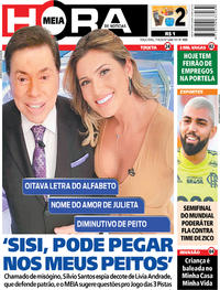 Capa do jornal Meia Hora 17/09/2019