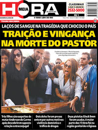 Capa do jornal Meia Hora 18/06/2019