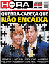 Capa do jornal Meia Hora 20/06/2019