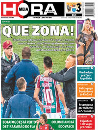 Capa do jornal Meia Hora 27/09/2019