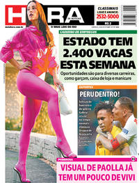 Capa do jornal Meia Hora 30/06/2019