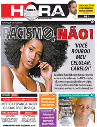 Capa do jornal Meia Hora 04/06/2020