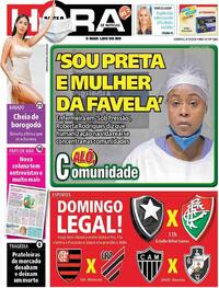 Capa do jornal Meia Hora 04/10/2020
