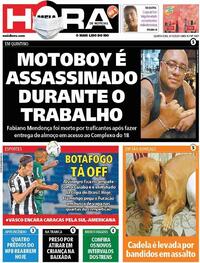 Capa do jornal Meia Hora 04/11/2020