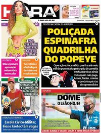Capa do jornal Meia Hora 07/10/2020