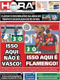 Capa do jornal Meia Hora 08/10/2020