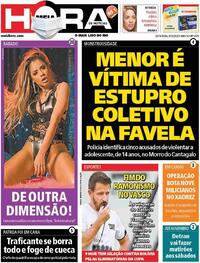 Capa do jornal Meia Hora 09/10/2020