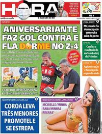 Capa do jornal Meia Hora 10/08/2020