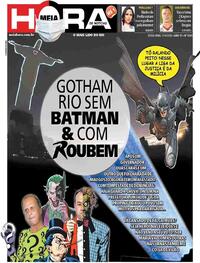 Capa do jornal Meia Hora 11/09/2020