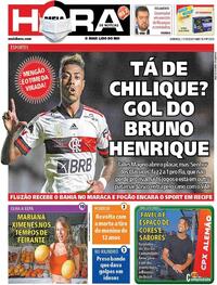 Capa do jornal Meia Hora 11/10/2020