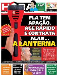 Capa do jornal Meia Hora 13/08/2020