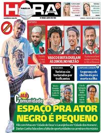 Capa do jornal Meia Hora 13/09/2020
