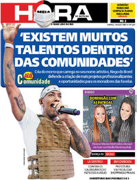 Capa do jornal Meia Hora 14/06/2020
