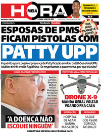 Capa do jornal Meia Hora 15/04/2020