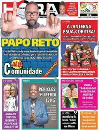 Capa do jornal Meia Hora 16/08/2020