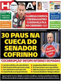 Capa do jornal Meia Hora 16/10/2020