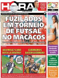 Capa do jornal Meia Hora 17/08/2020