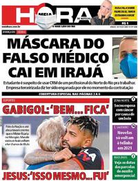 Capa do jornal Meia Hora 18/07/2020