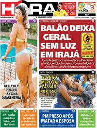 Capa do jornal Meia Hora 18/08/2020