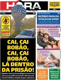 Capa do jornal Meia Hora 20/07/2020