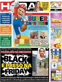 Capa do jornal Meia Hora 22/08/2020
