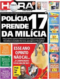 Capa do jornal Meia Hora 23/10/2020