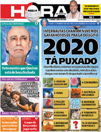 Capa do jornal Meia Hora 24/06/2020