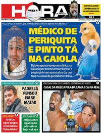 Capa do jornal Meia Hora 24/07/2020