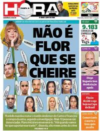 Capa do jornal Meia Hora 25/08/2020