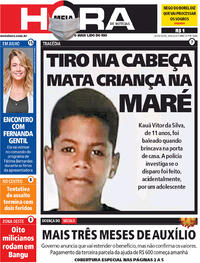 Capa do jornal Meia Hora 26/06/2020