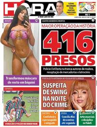 Capa do jornal Meia Hora 26/08/2020
