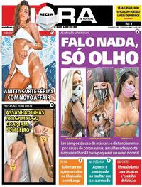 Capa do jornal Meia Hora 27/07/2020