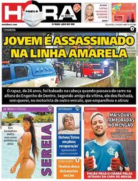 Capa do jornal Meia Hora 27/10/2020