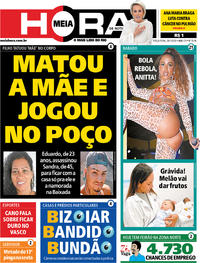 Capa do jornal Meia Hora 28/01/2020