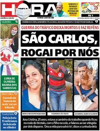 Capa do jornal Meia Hora 28/08/2020