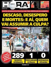 Capa do jornal Meia Hora 28/10/2020